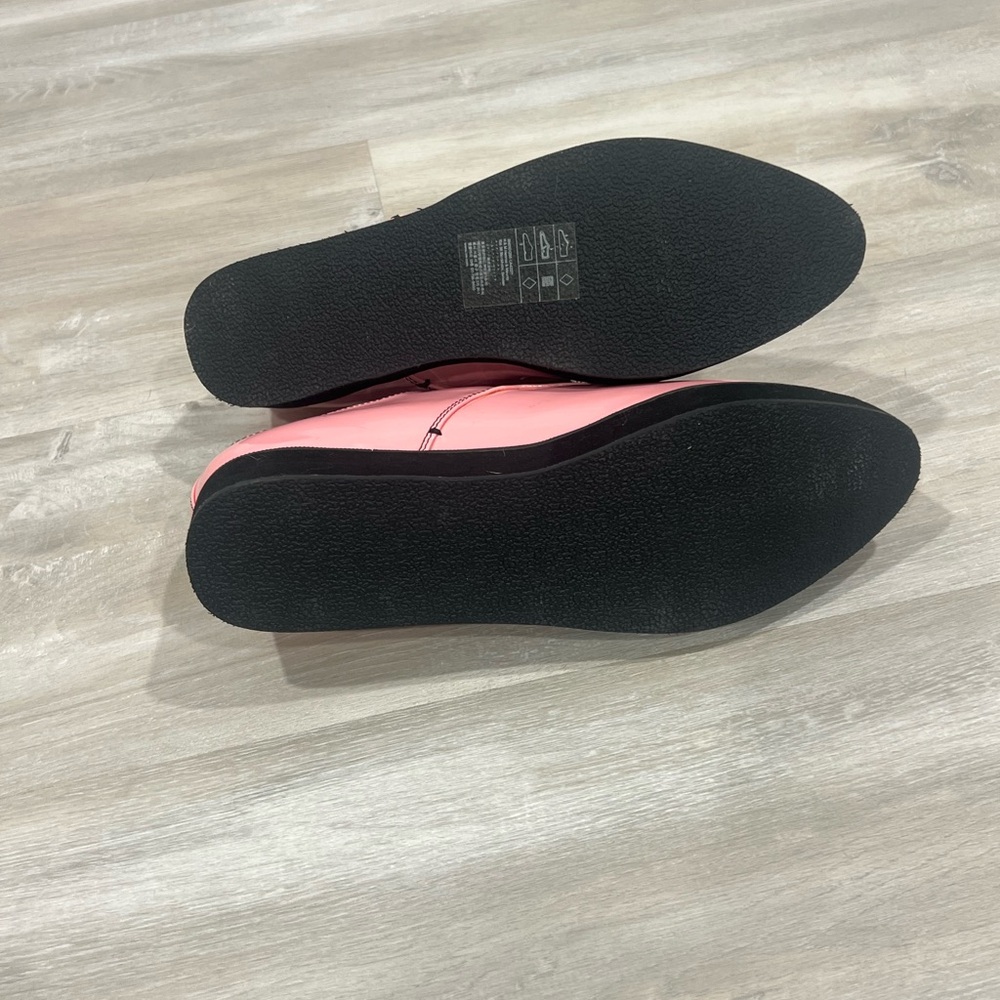 H&M Pink Platform Lace-Up Shoes with Black Soles - Picture 8 of 12